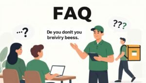 أسئلة شائعة حول خدمة مندوب توصيل بالامارات