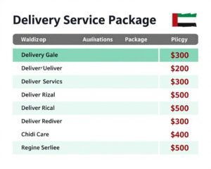 أسعار خدمات التوصيل من مندوب الفجيرة