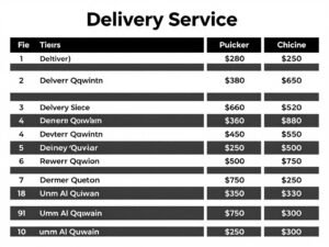 أسعار خدمات مندوب ام القوين للتوصيل