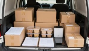 أنواع مختلفة من الطلبات التي يمكن توصيلها في العين