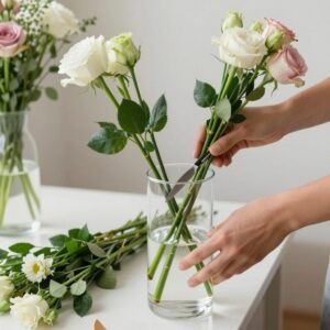 العناية بالزهور بعد استلامها من خدمة توصيل زهور