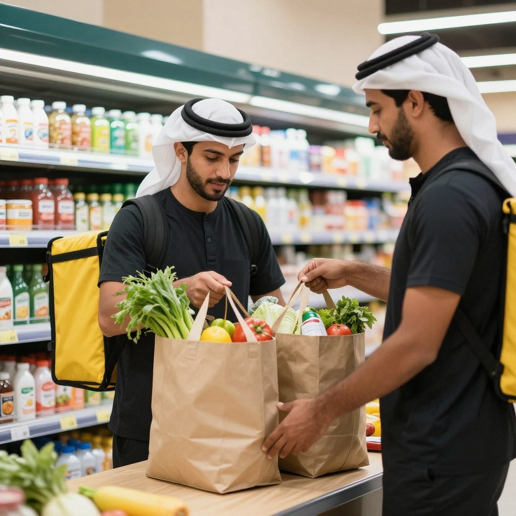 توصيل البقالة والمستلزمات المنزلية في عجمان