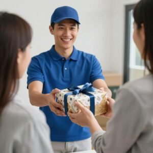 توصيل الهدايا والمفاجآت عبر مندوب توصيل طلبات