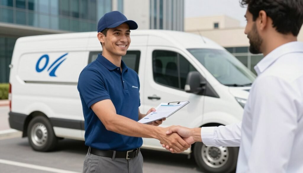 خدمات توصيل طلبات أبوظبي للشركات