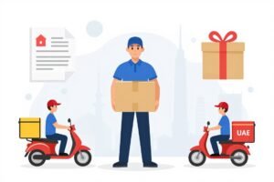 خدمات توصيل متنوعة يقدمها مندوب توصيل بالامارات