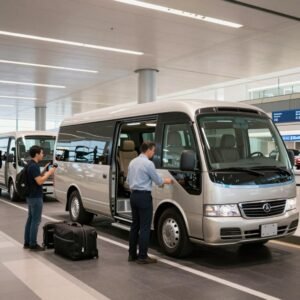 خدمة النقل للمجموعات من المطار مع لايث دليفري