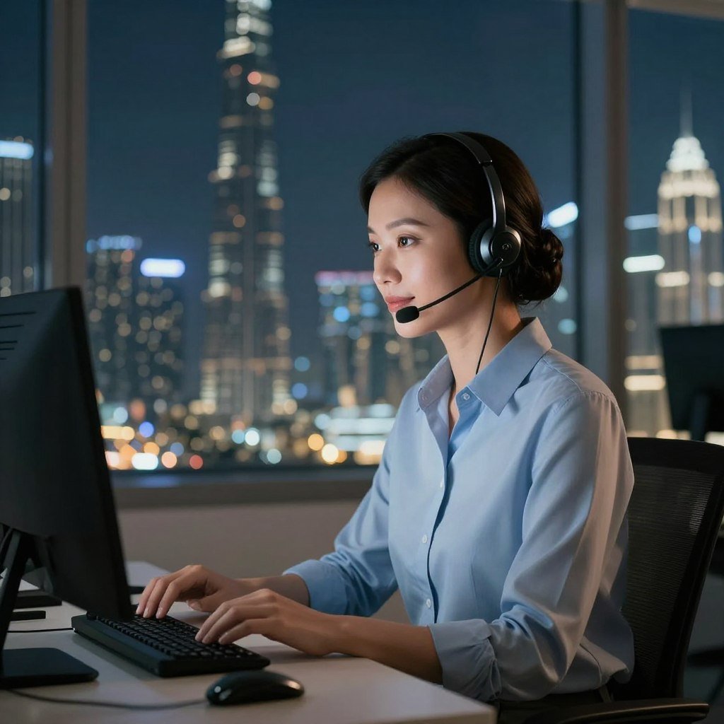 خدمة عملاء مندوب توصيل دبي على مدار الساعة