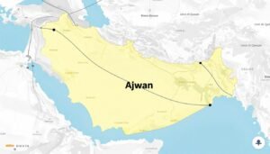 خريطة تغطية خدمة مندوب توصيل عجمان في الإمارات