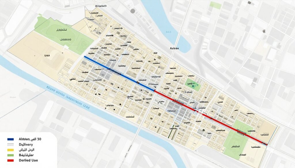 خريطة مناطق التغطية لخدمة مندوب توصيل موثوق في العين خريطة مناطق التغطية لخدمة مندوب توصيل موثوق في العين