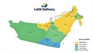 خريطة مناطق تغطية شركة توصيل الطلبات لايث دليفري في الإمارات خريطة مناطق تغطية شركة توصيل الطلبات لايث دليفري في الإمارات