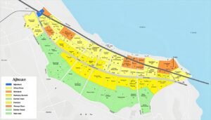 خريطة مناطق توصيل طلبات عجمان
