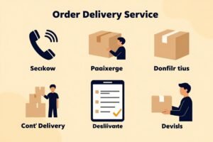 خطوات طلب خدمة التوصيل من مندوب الفجيرة