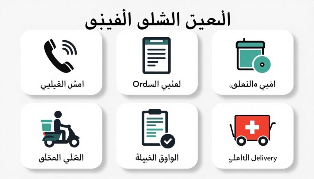 خطوات طلب خدمة توصيل طلبات عجمان