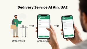 خطوات طلب خدمة مندوب توصيل العين