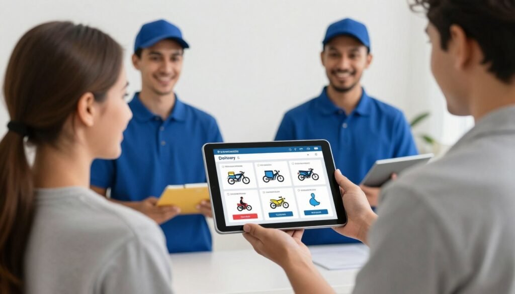 خيارات توصيل طلبات مرنة في الشارقة