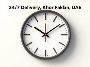 ساعات عمل خدمة التوصيل في خور فكان