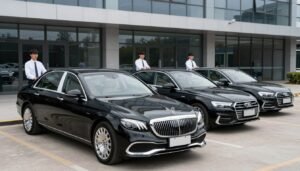سيارات سيدان فاخرة لخدمات توصيل واستقبال من مطار