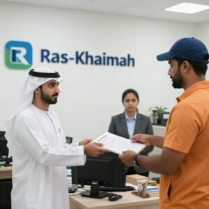 شركة محلية تستخدم خدمات مندوب التوصيل في رأس الخيمة
