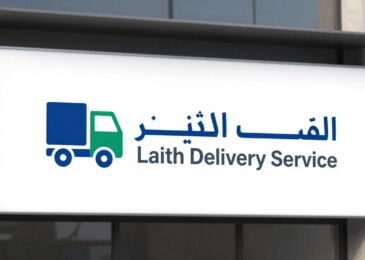 شعار خدمة Laith Delivery للتوصيل السريع في المملكة العربية السعودية
