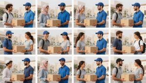 عملاء راضون عن خدمة توصيل سريع بالامارات عملاء راضون عن خدمة توصيل سريع بالامارات