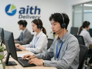 فريق خدمة العملاء في ليث للتوصيل السريع والآمن فريق خدمة العملاء في ليث للتوصيل السريع والآمن