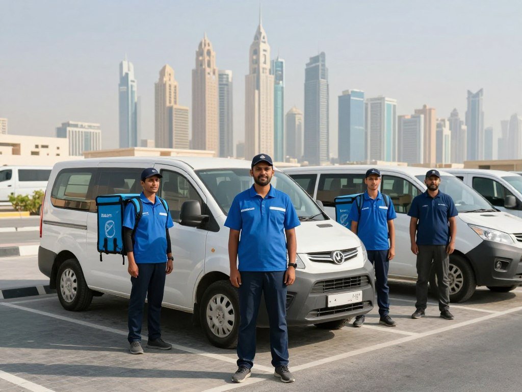 فريق مندوب توصيل دبي المحترف جاهز لخدمتك