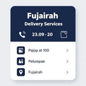 معلومات الاتصال بمندوب الفجيرة