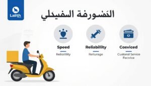 مميزات خدمة Laith Delivery للتوصيل مميزات خدمة Laith Delivery للتوصيل