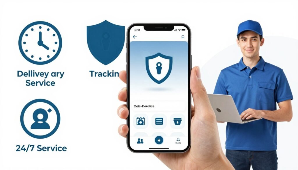 مميزات خدمة توصيل طلبات أبوظبي من لايث دليفري