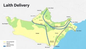 مناطق تغطية خدمات التوصيل الفوري في الإمارات - لايث دليفري مناطق تغطية خدمات التوصيل الفوري في الإمارات - لايث دليفري