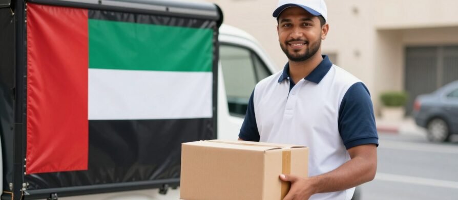 مندوب توصيل الإمارات