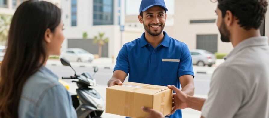 مندوب توصيل سريع في أبوظبي