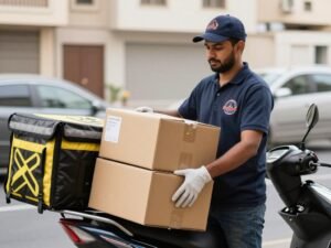 مندوب توصيل فوري للطرود والأغراض الشخصية