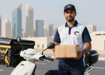 مندوب توصيل في العين يقدم خدمة سريعة على مدار 24 ساعة