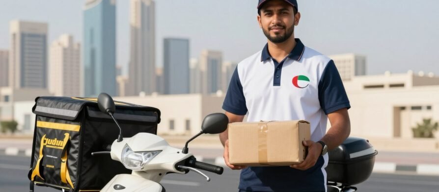 مندوب توصيل في العين يقدم خدمة سريعة على مدار 24 ساعة