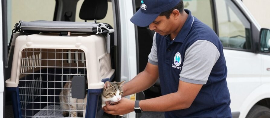 مندوب توصيل قطط