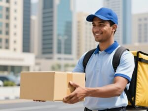 مندوب توصيل محترف يقدم خدمة سريعة وموثوقة في دبي مندوب توصيل محترف يقدم خدمة سريعة وموثوقة في دبي