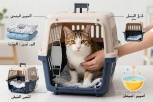 نصائح لتهيئة القطط قبل النقل مع مندوب توصيل قطط