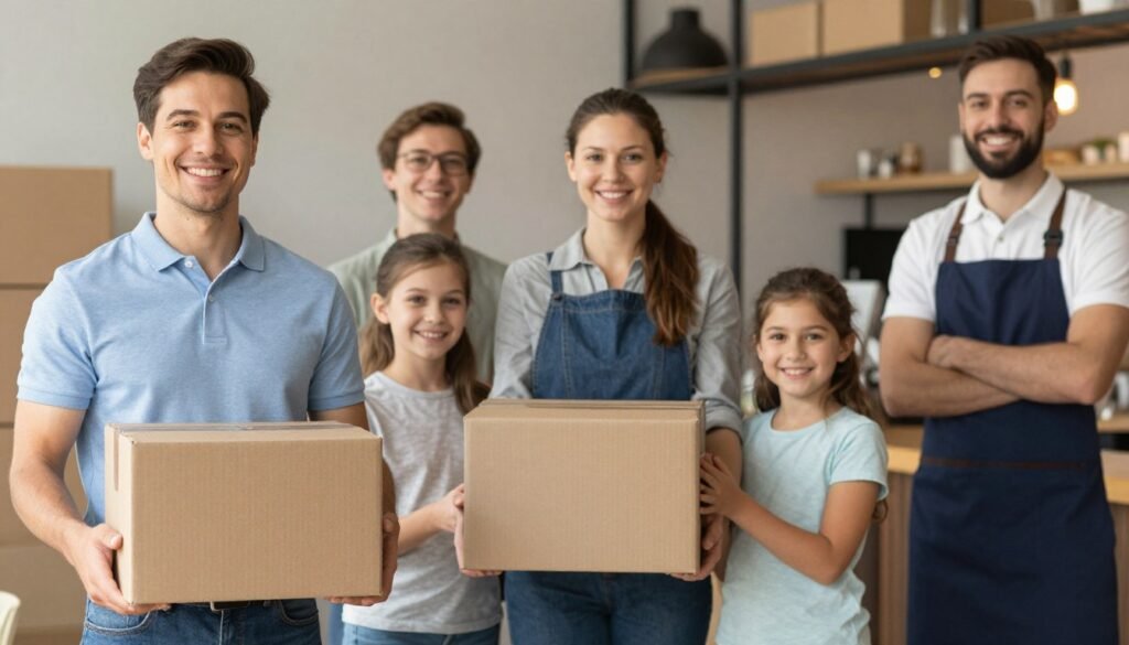 Happy customers of Laith Delivery company UAE