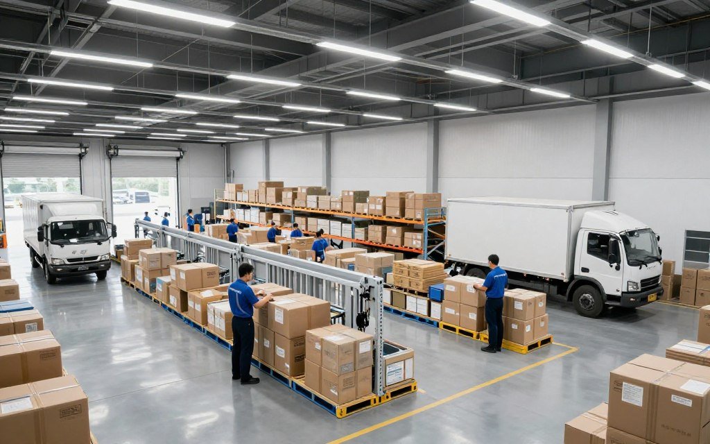 Laith Delivery company UAE modern warehouse facility