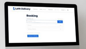 Laith Delivery online booking process