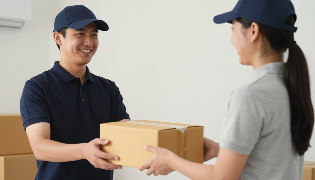 Successful delivery completion by Laith Delivery company UAE