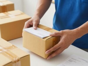 توصيل شحنات صغيرة بعناية