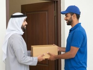 توصيل طلبات للمنازل بسرعة وأمان
