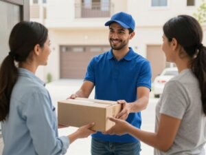 خدمة توصيل سريعة للطلبات في الإمارات