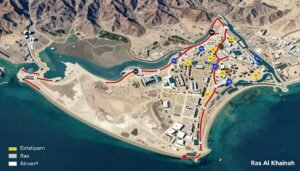 خريطة تغطية خدمة التوصيل في رأس الخيمة خريطة تغطية خدمة التوصيل في رأس الخيمة