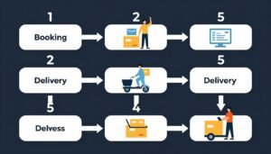 خطوات استخدام خدمة التوصيل خطوات استخدام خدمة التوصيل