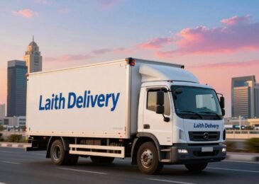 شركة الليث للتوصيل في الإمارات - شاحنة توصيل حديثة في دبي