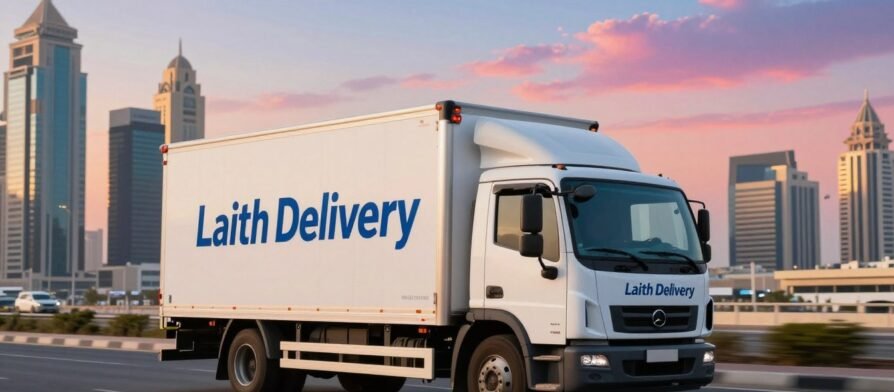 شركة الليث للتوصيل في الإمارات - شاحنة توصيل حديثة في دبي