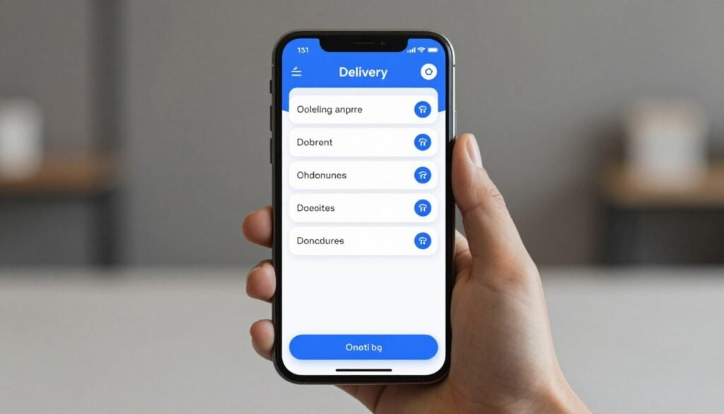 طريقة طلب خدمة التوصيل